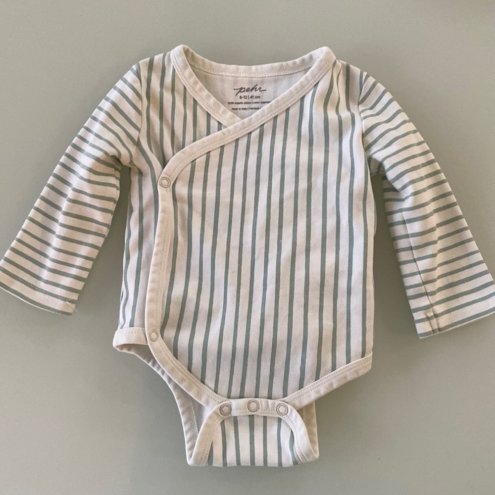 Pehr 6-12 month kimono onesie